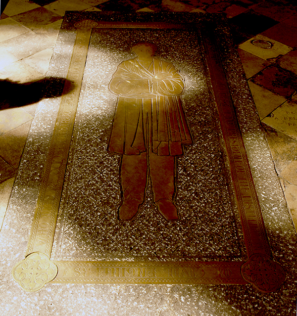 Robert Stephenson's grave.  Westminster Abbey.
